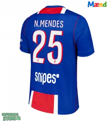 Paris Saint-Germain Nuno Mendes #25 Replika Hjemmebanetrøje 2026-27 Kortærmet